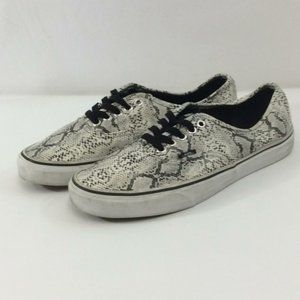 Mens Size 9 Crocodile  Pattern Vans Sneakers